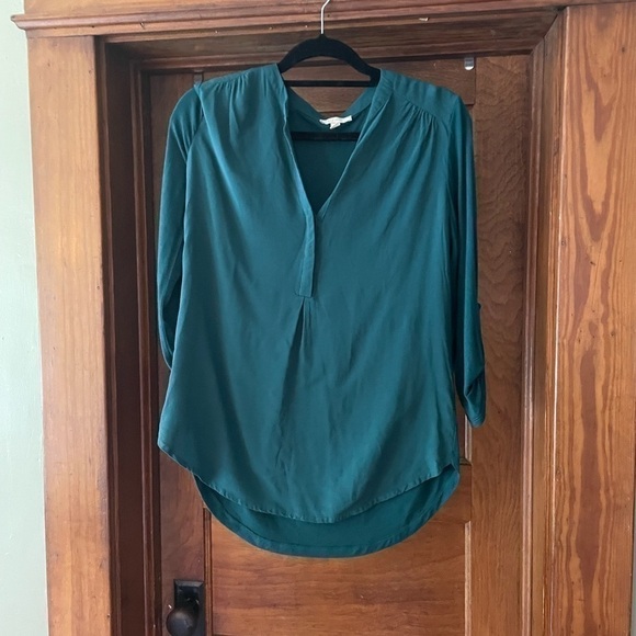 Pleione Tops - Emerald Green Blouse